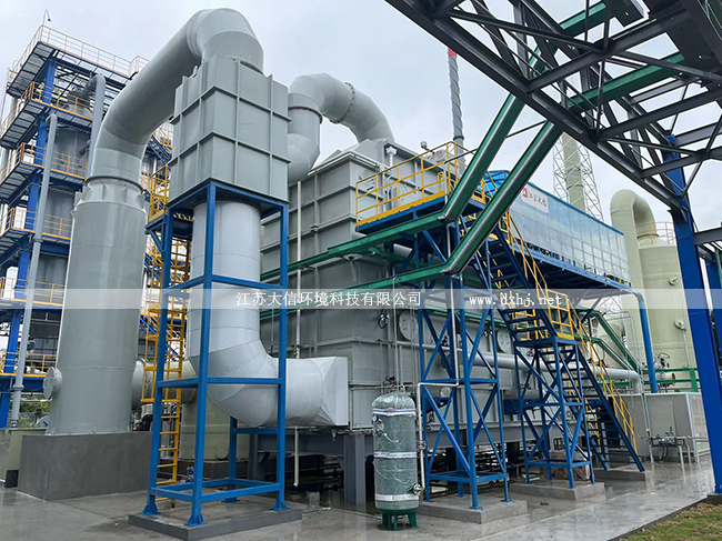 浙江朗華制藥廢氣蓄熱焚燒爐