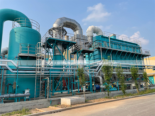 山東安舜制藥廢氣蓄熱焚燒爐