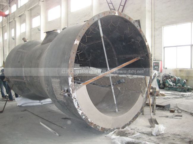 寶鋼廢氣焚燒爐生產(chǎn)制作現(xiàn)場