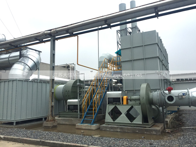 上海東洋油墨蓄熱式熱力焚燒爐