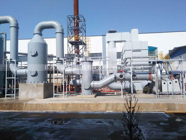 廣西森合（黃金選礦劑生產(chǎn)）蓄熱式熱力焚燒爐