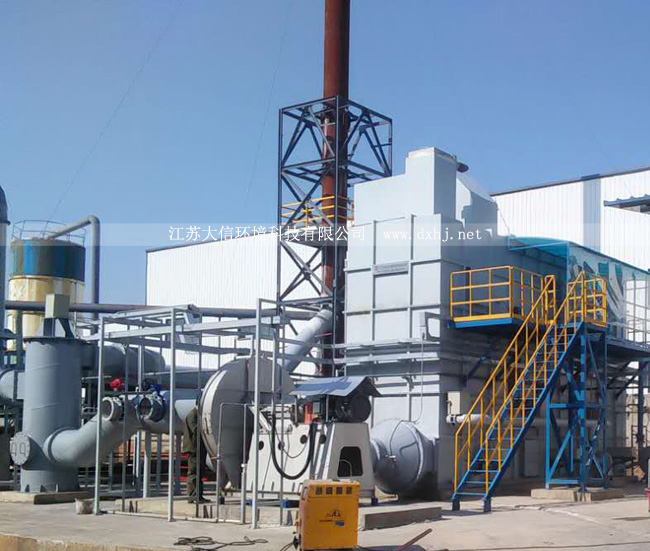 廣西森合（黃金選礦劑生產(chǎn)）蓄熱式熱力焚燒爐（二期）