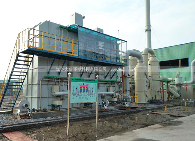 浙邦制藥蓄熱式熱力焚燒爐