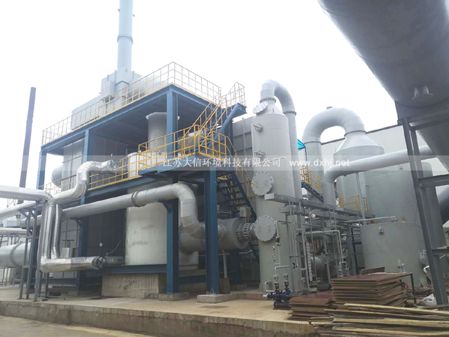 廣西森合(黃金選礦劑生產(chǎn)二期)蓄熱式熱力焚燒爐
