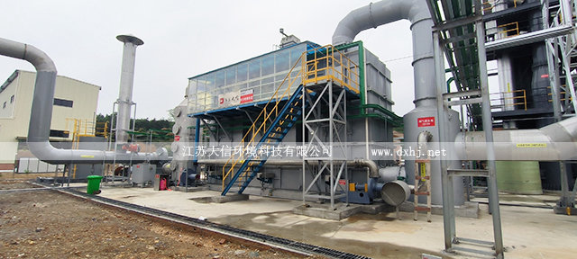 廣西玉林中盛化學(xué)科技有限公司廢氣蓄熱焚燒爐